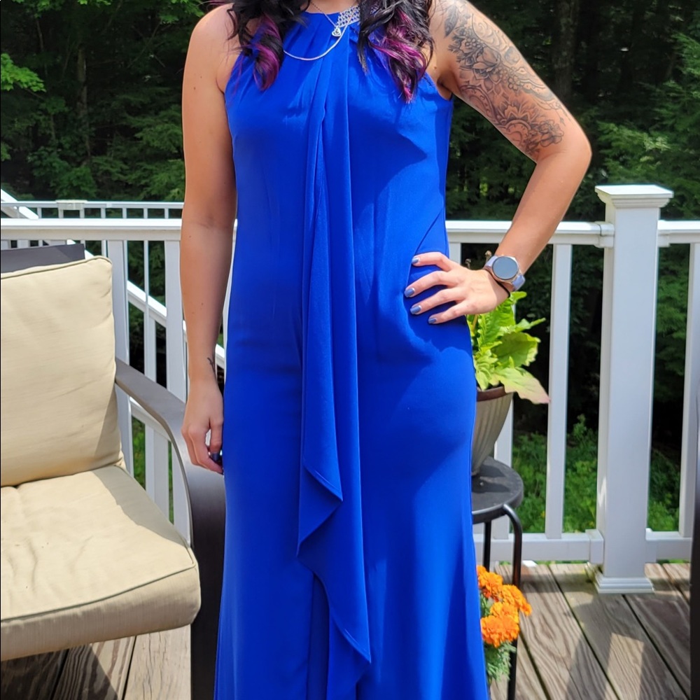 Blue dress